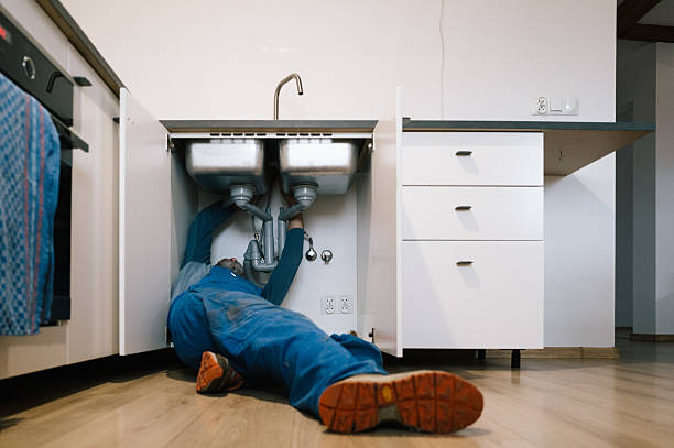 Professional Plumbing technician working in Bowie, TX
